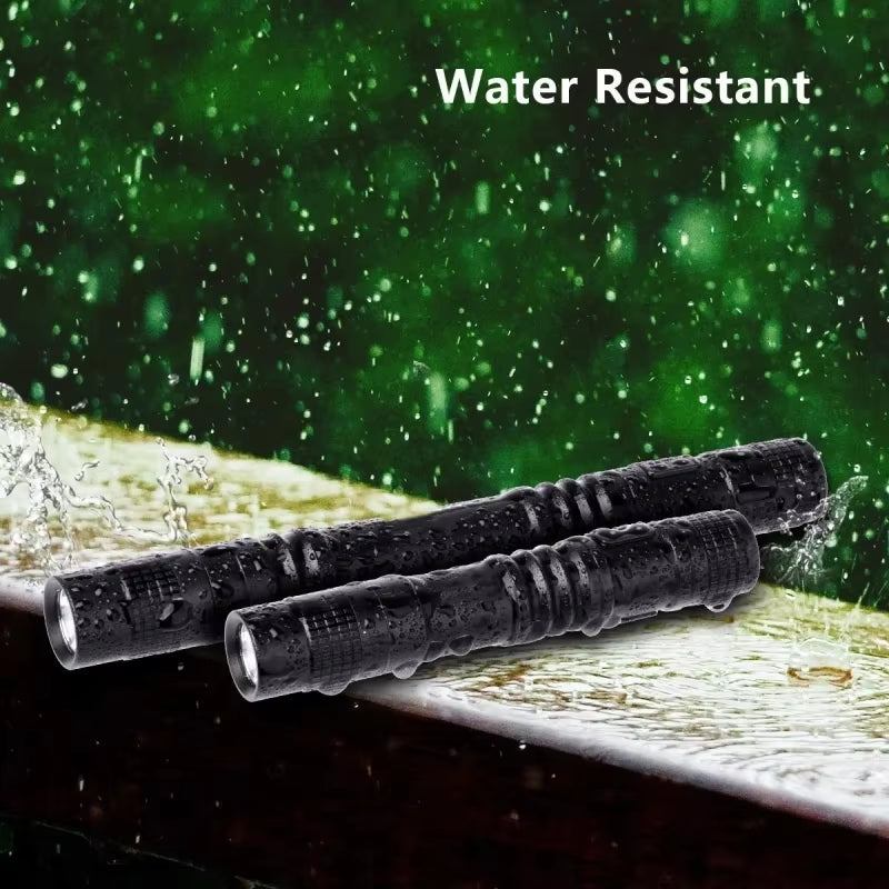 Mini Portable LED Pen Light Pocket Ultra Bright High Lumens Handheld Flashlight Linterna Torch for Camping Outdoor Emergency