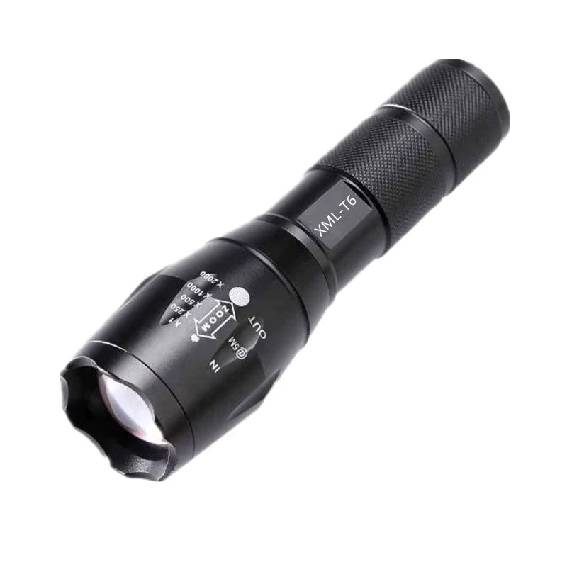Portable Flashlight Tactical XML T6 LED Bicycle Light 5-Mode Zoomable Linternas Torch by 18650 or 3*AAA Cycling Front Light