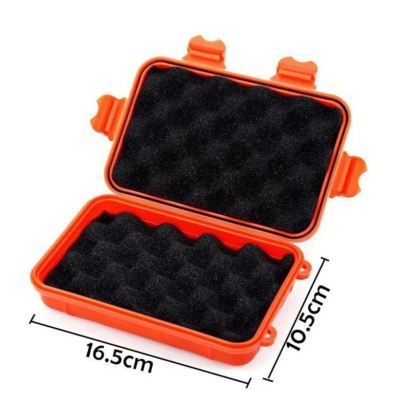 EDC Tools Outdoor Survival Kit Box Sealed Shockproof Waterproof Box Wild Survival Food Grade Storage Box Portable Tool Box