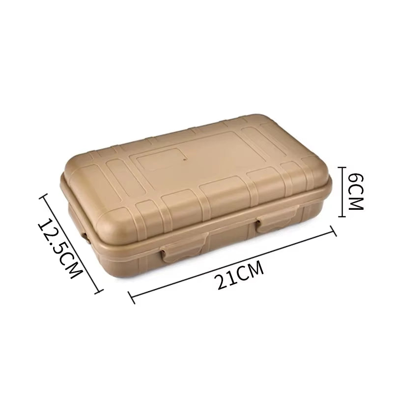 EDC Tools Outdoor Survival Kit Box Sealed Shockproof Waterproof Box Wild Survival Food Grade Storage Box Portable Tool Box
