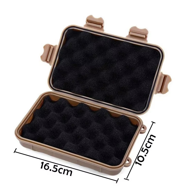 EDC Tools Outdoor Survival Kit Box Sealed Shockproof Waterproof Box Wild Survival Food Grade Storage Box Portable Tool Box